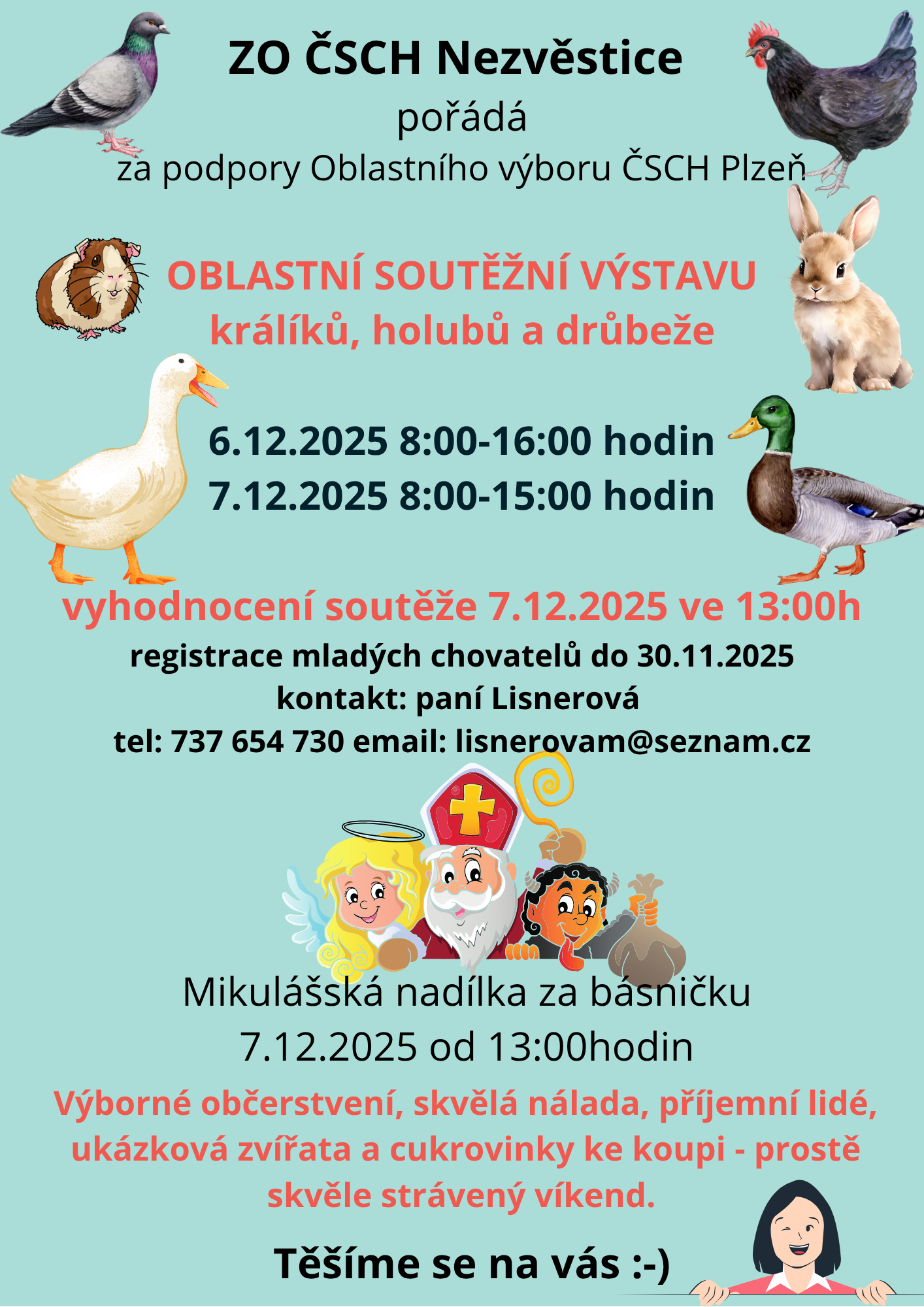 Plakát na Obl. výstavu 2025 Nezvěstice